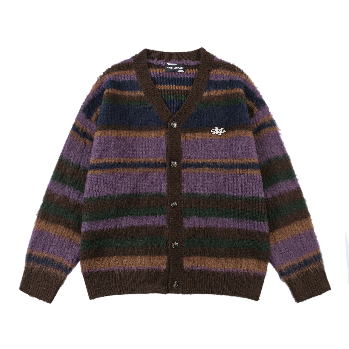 Node_Static Stripe Mohair Hoodies