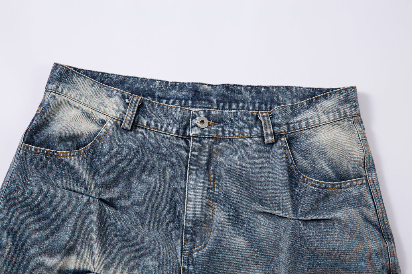 Node_Armor Padded Denim Pants