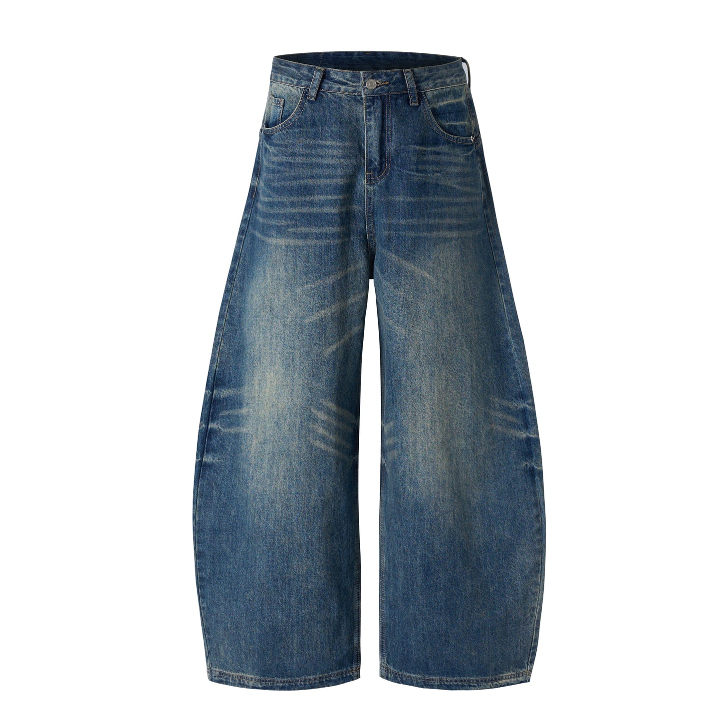 Node_Sculpted Barrel Denim Pants