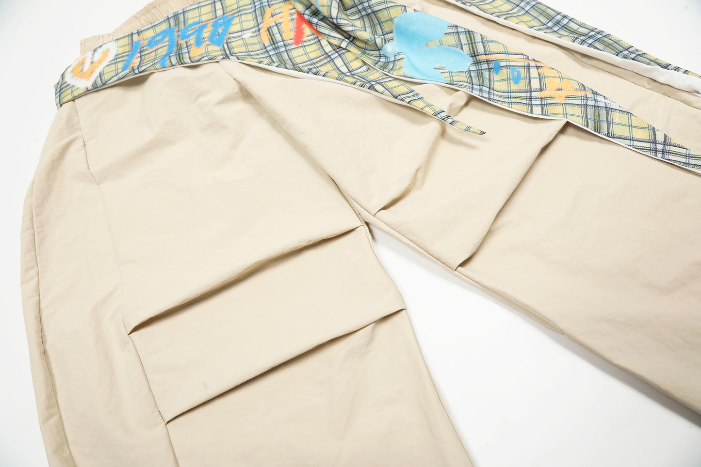 Node_Graffiti Sash Parachute Pants