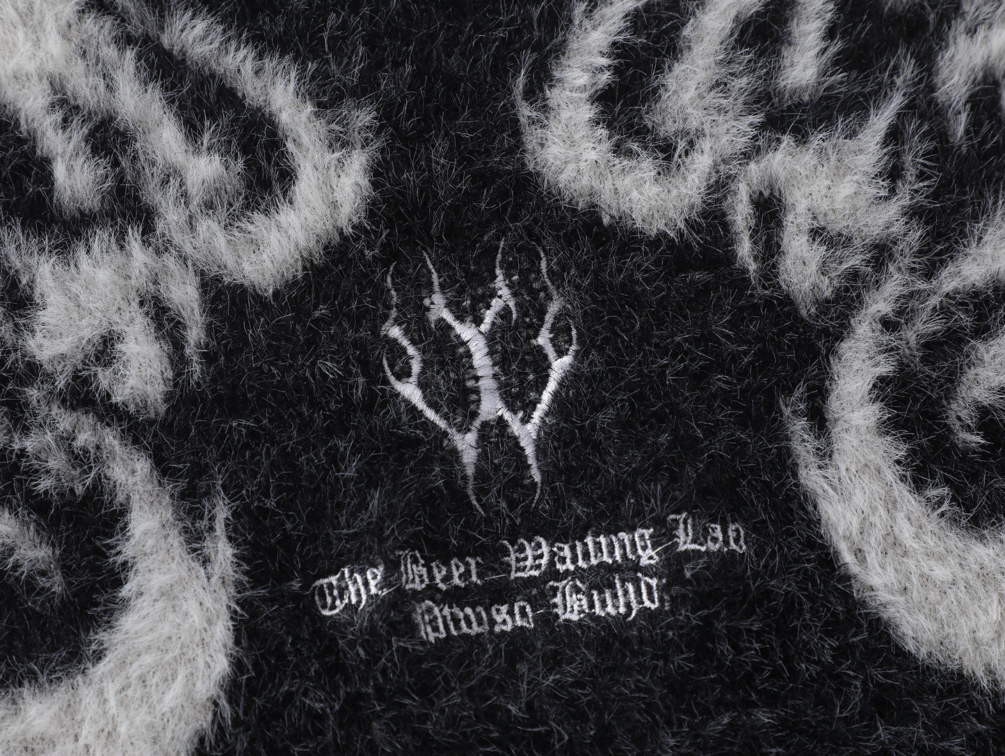 Node_Static Sigil Mohair Hoodies