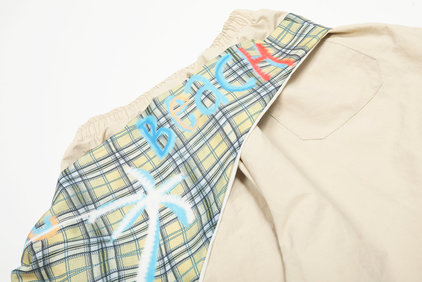 Node_Graffiti Sash Parachute Pants