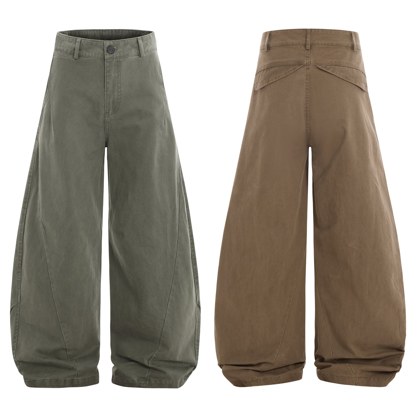 Node_Panelled Balloon Pants