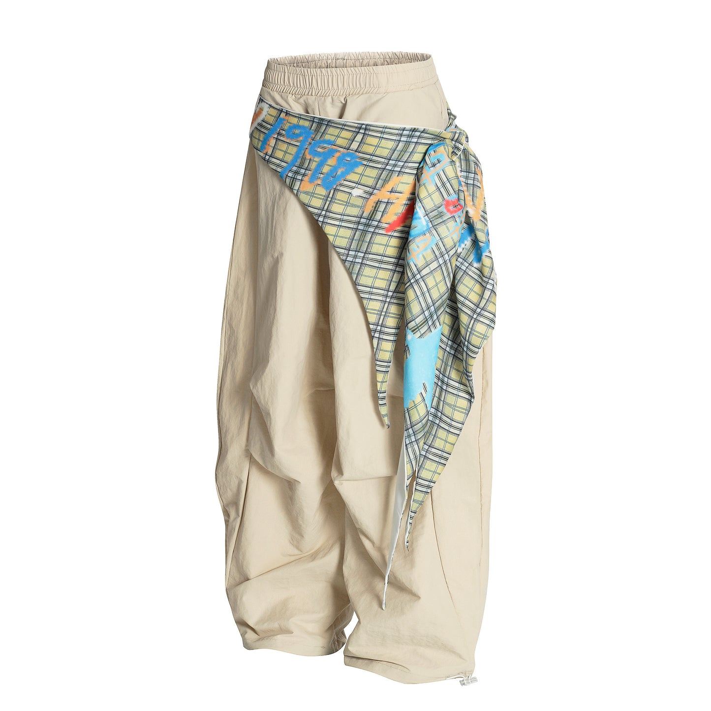 Node_Graffiti Sash Parachute Pants