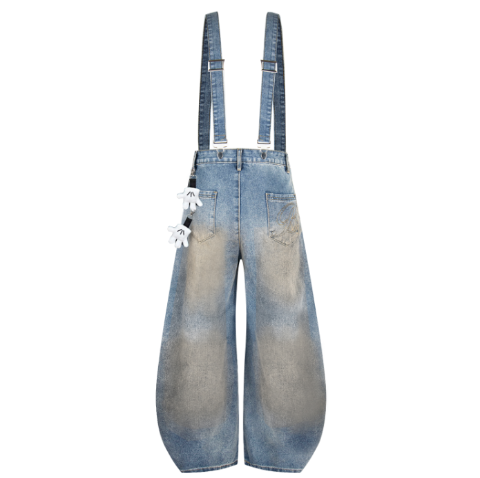 Node_Archive Wash Balloon Overalls
