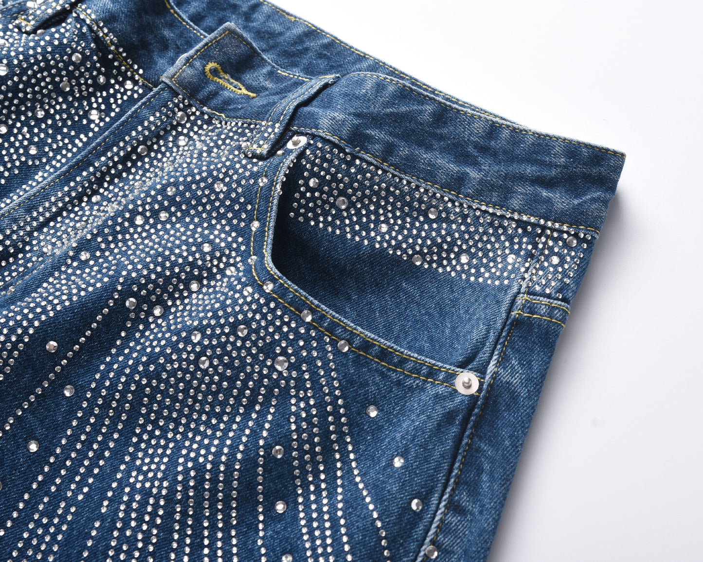Node_Stardust Denim Pants
