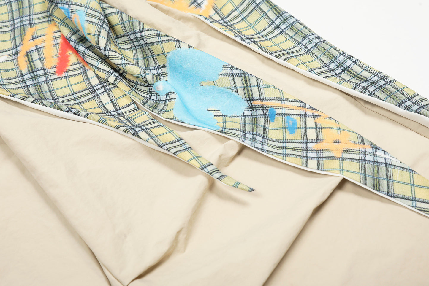 Node_Graffiti Sash Parachute Pants
