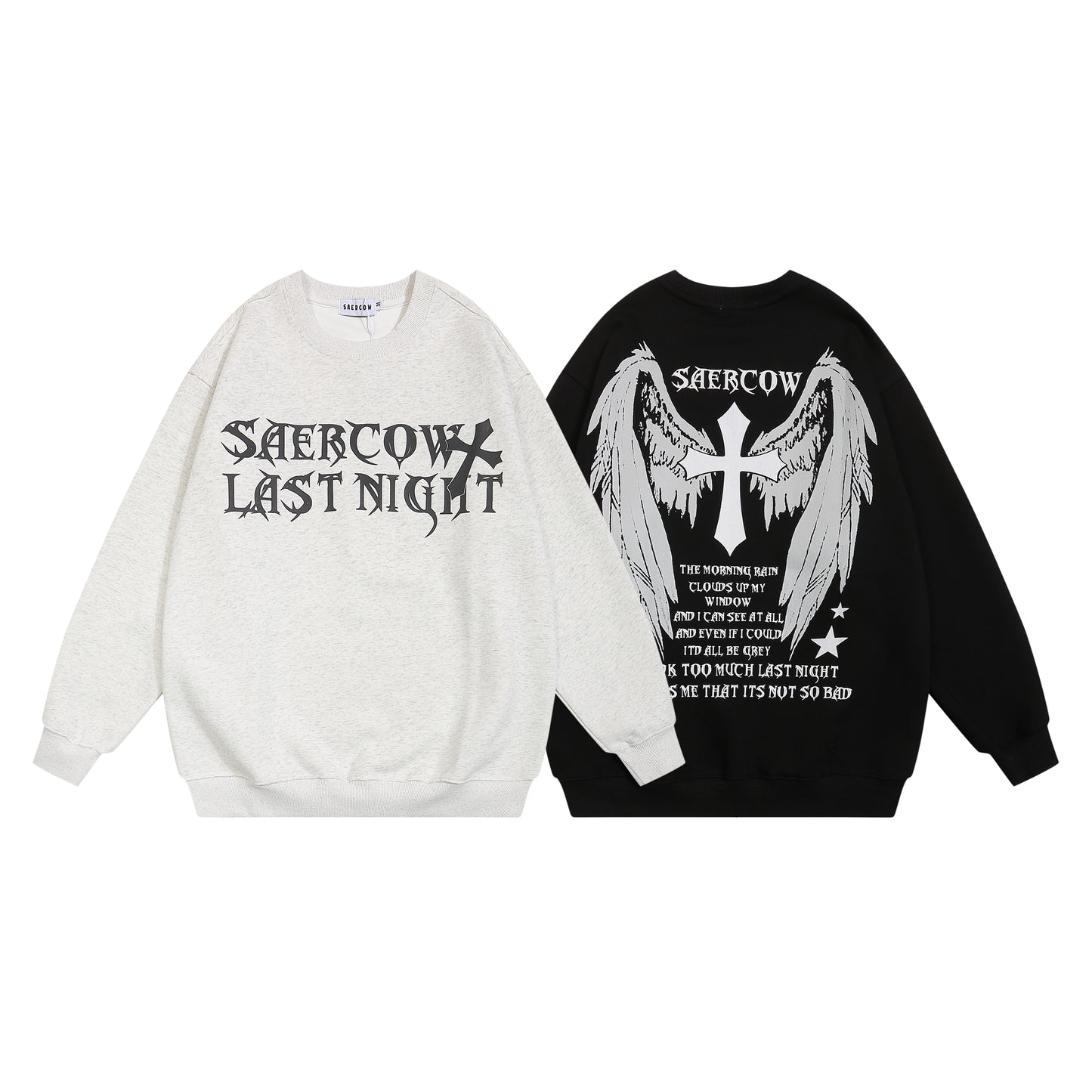 Node_Fallen Angel Graphic Hoodies