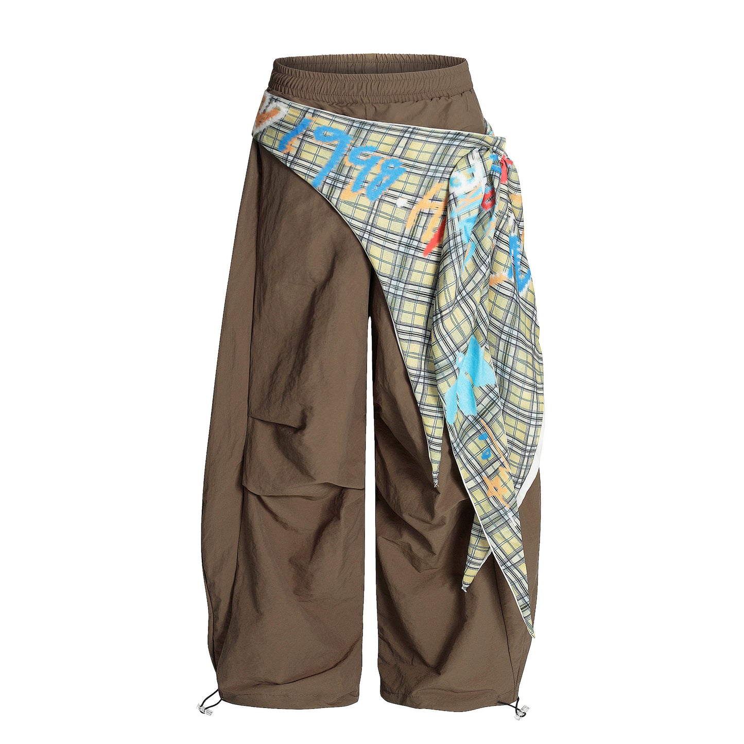 Node_Graffiti Sash Parachute Pants
