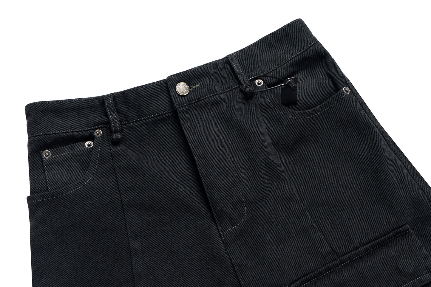 Node_2-in-1 Convertible Denim Pants