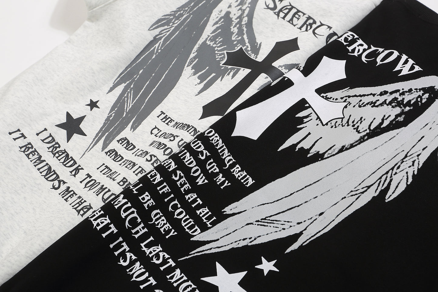Node_Fallen Angel Graphic Hoodies