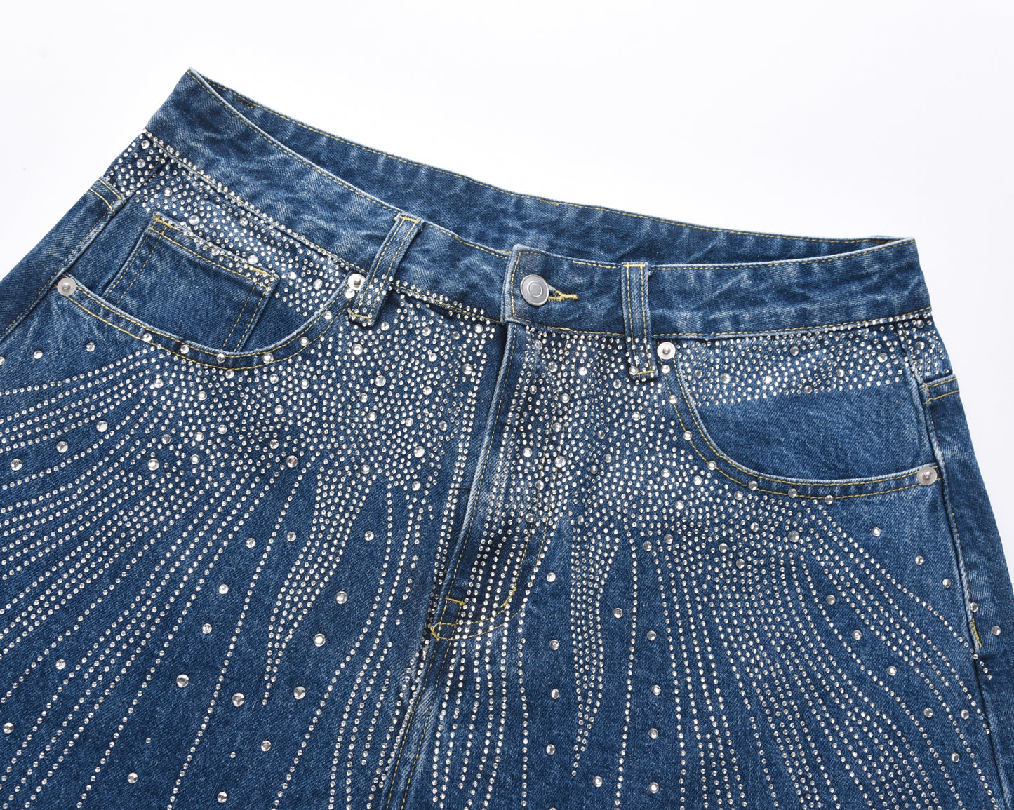 Node_Stardust Denim Pants