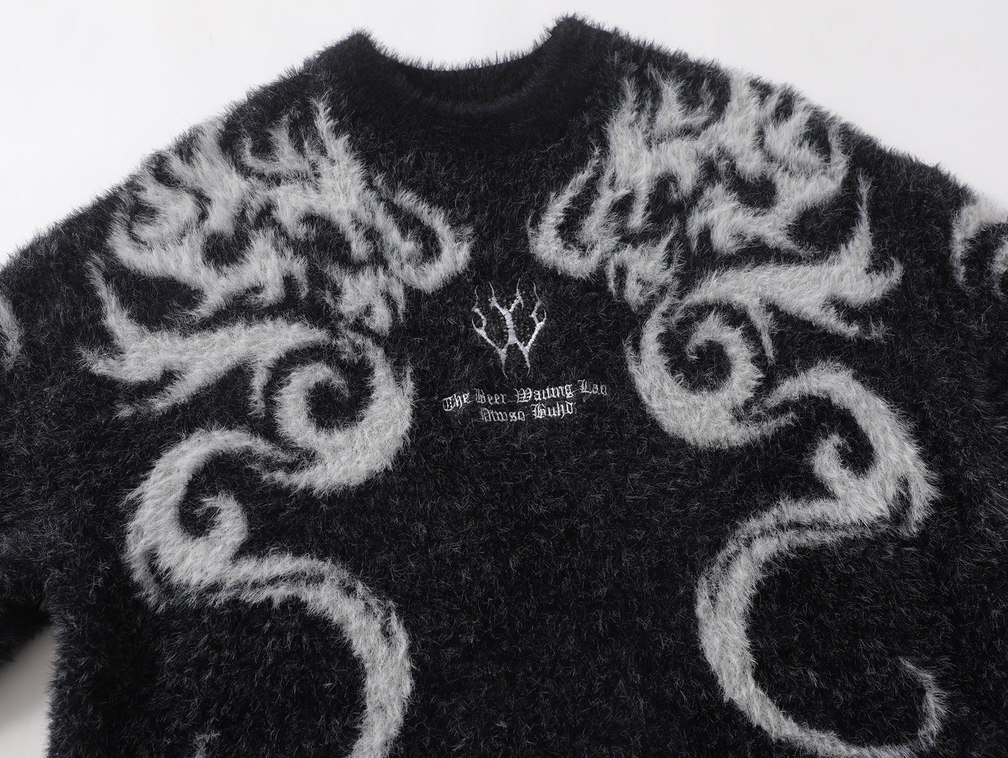 Node_Static Sigil Mohair Hoodies