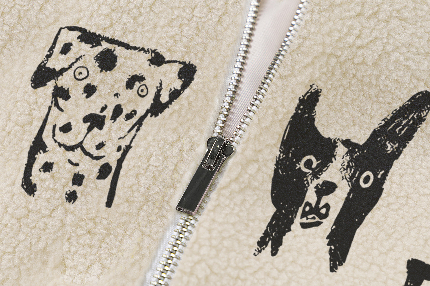 Node_Dog Doodle Sherpa Hoodies