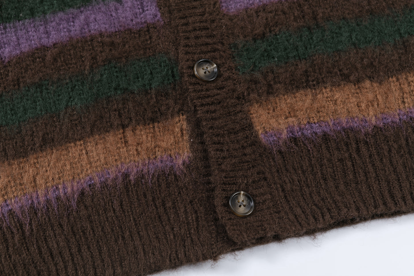 Node_Static Stripe Mohair Hoodies