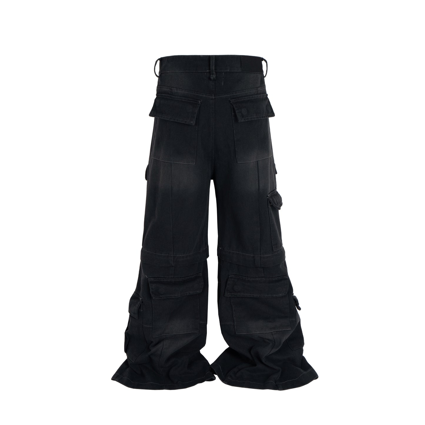 Node_2-in-1 Convertible Denim Pants