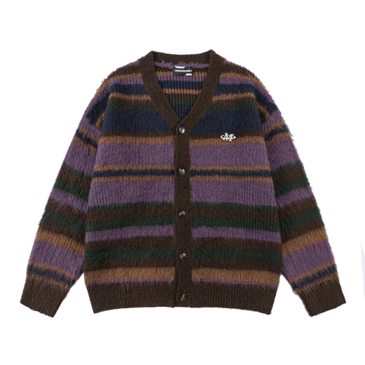 Node_Static Stripe Mohair Hoodies