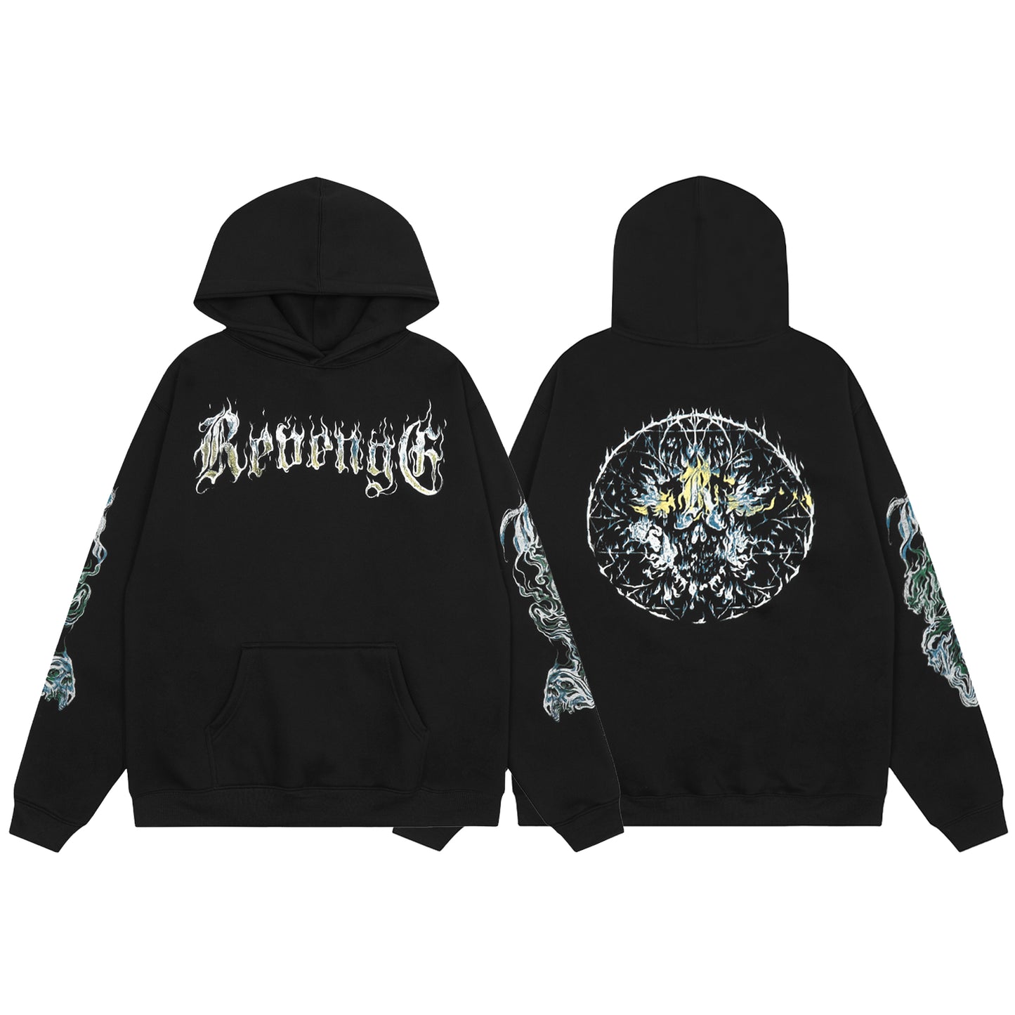 Node_Revenge Chrome Hoodies