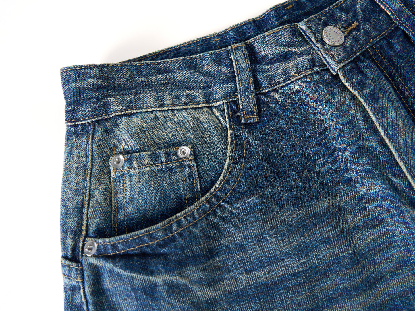 Node_Sculpted Barrel Denim Pants