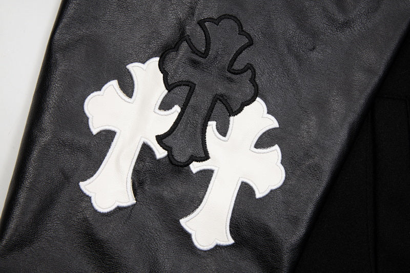 Node_Gothic Cross Varsity Jacket