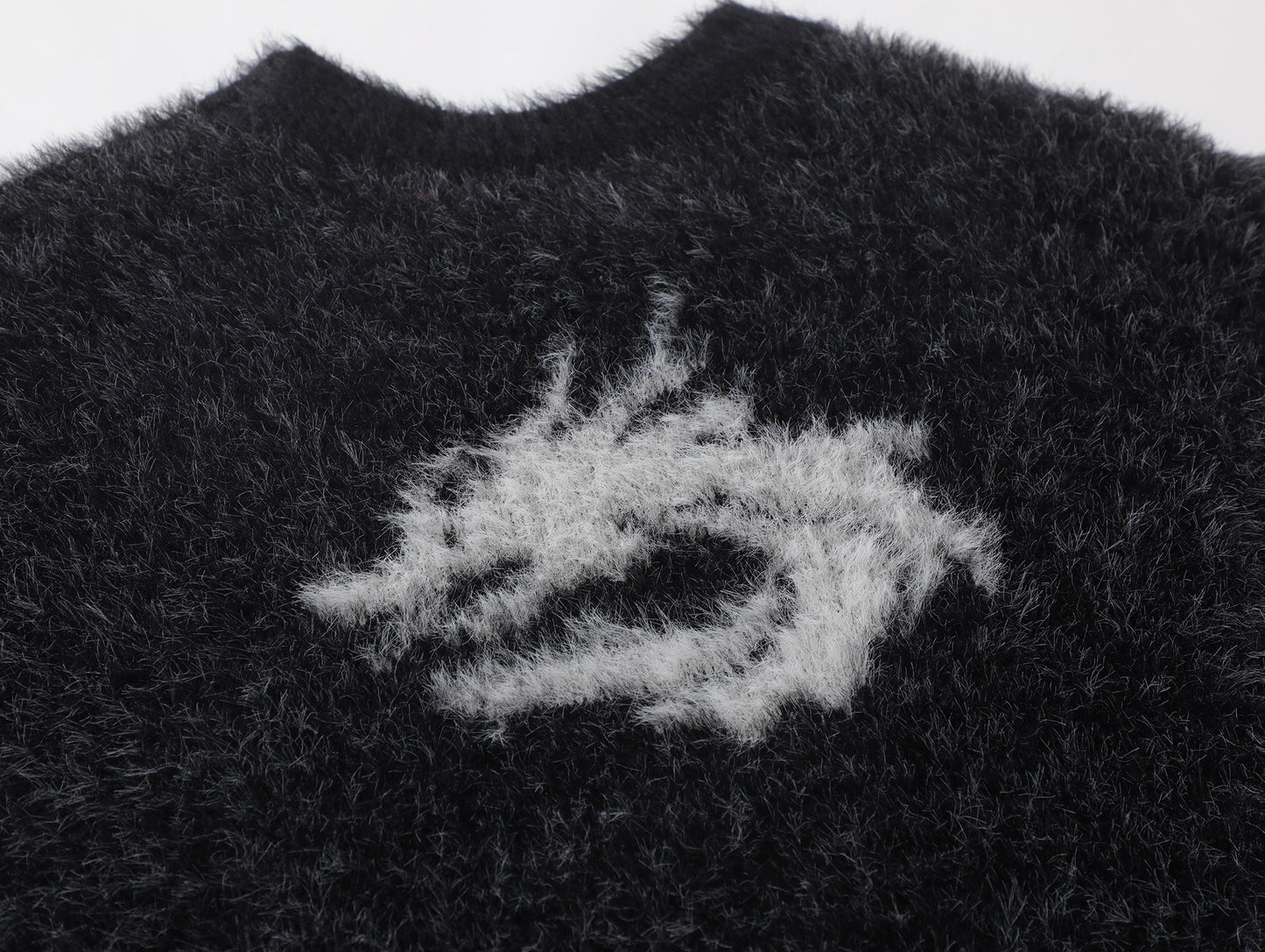 Node_Static Sigil Mohair Hoodies