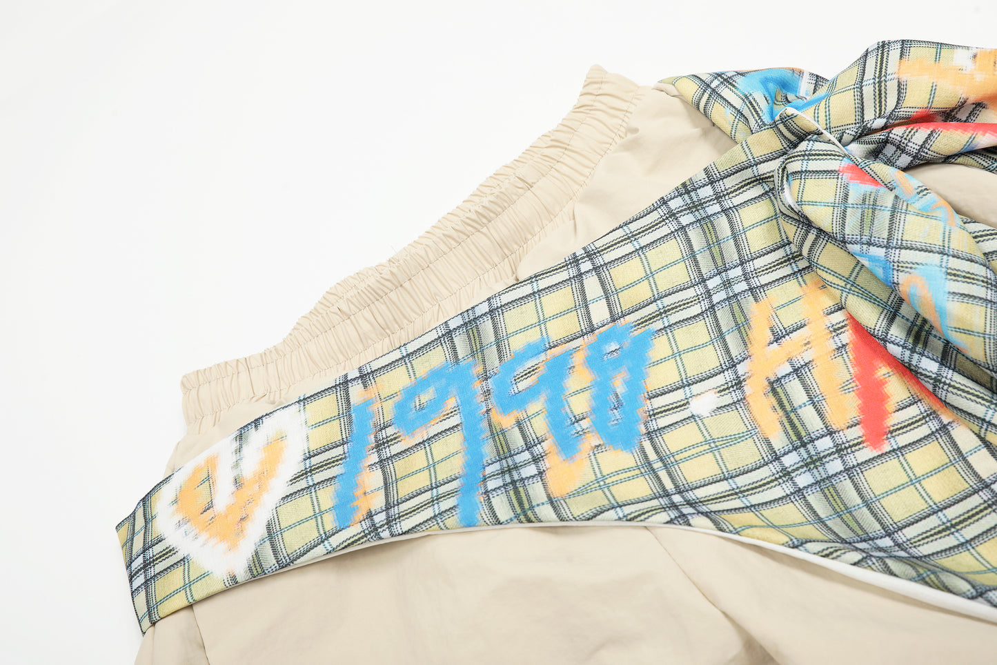 Node_Graffiti Sash Parachute Pants