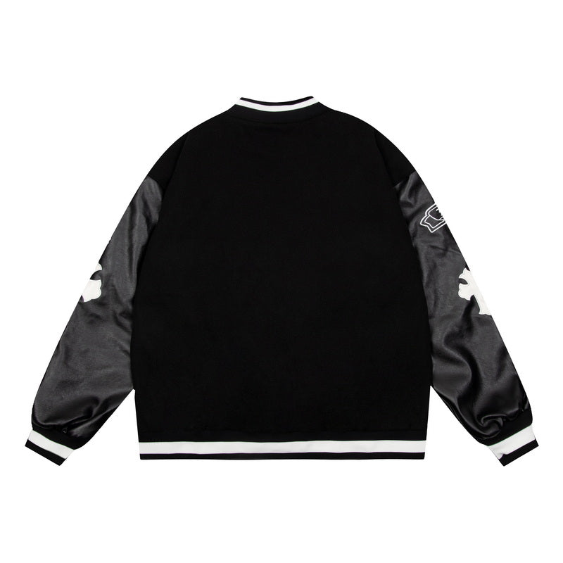 Node_Gothic Cross Varsity Jacket