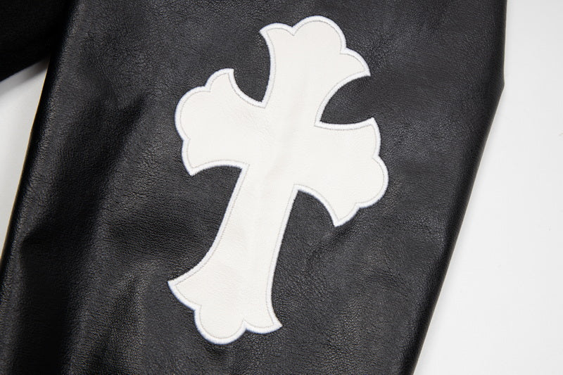 Node_Gothic Cross Varsity Jacket