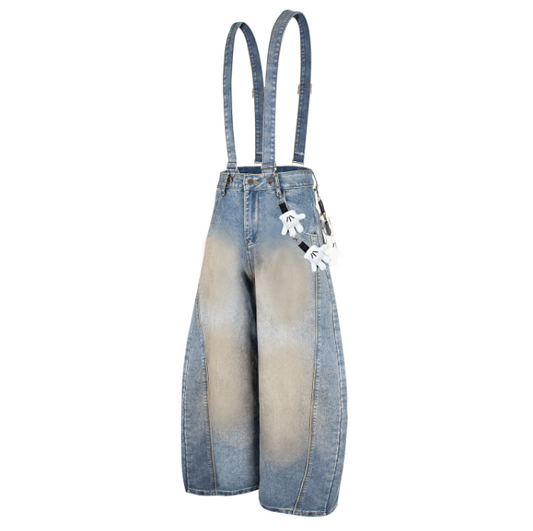 Node_Archive Wash Balloon Overalls