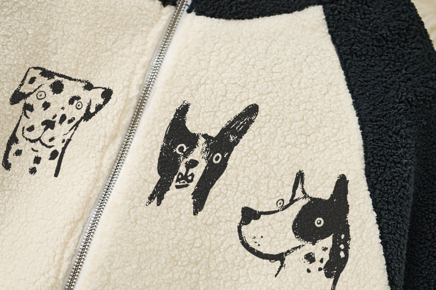 Node_Dog Doodle Sherpa Hoodies